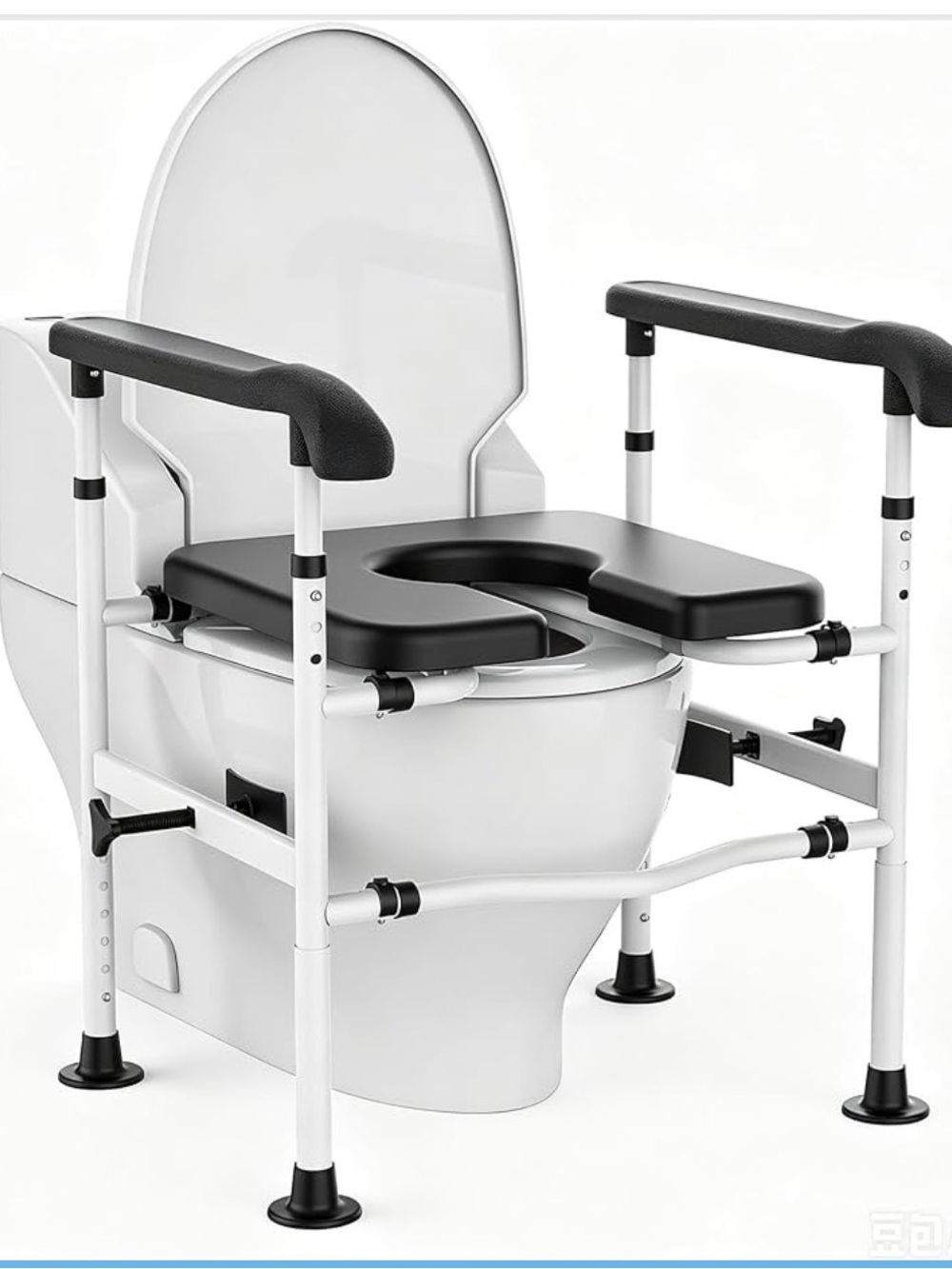 BNIB Raised Toilet Seat with Handles,
